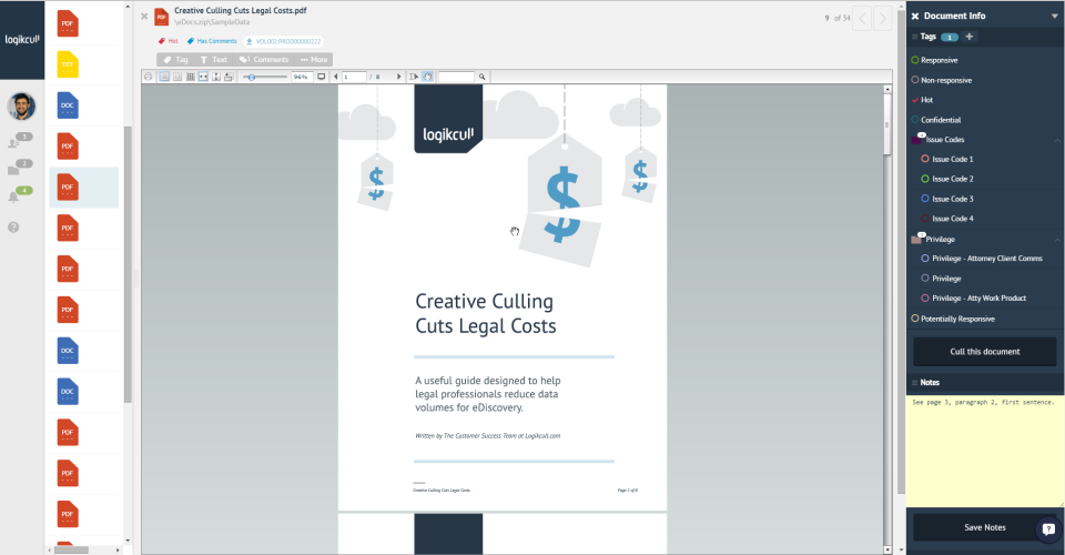 Logikcull характеристики