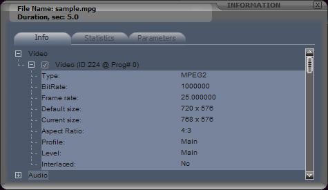 Elecard MPEG Player ПО
