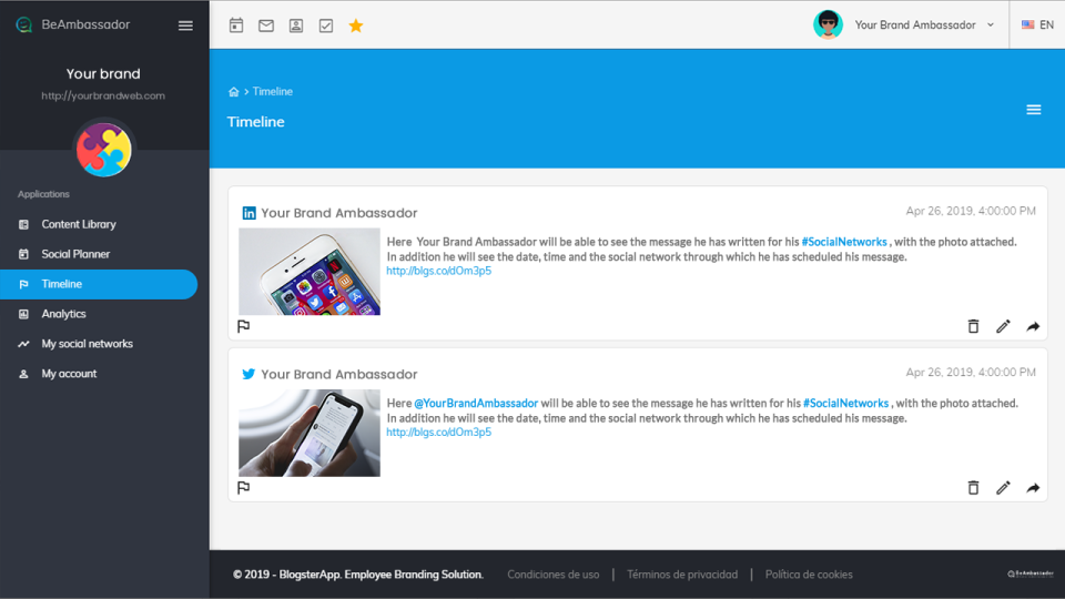 BeAmbassador подбор