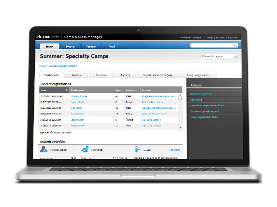 ACTIVE Camps характеристики
