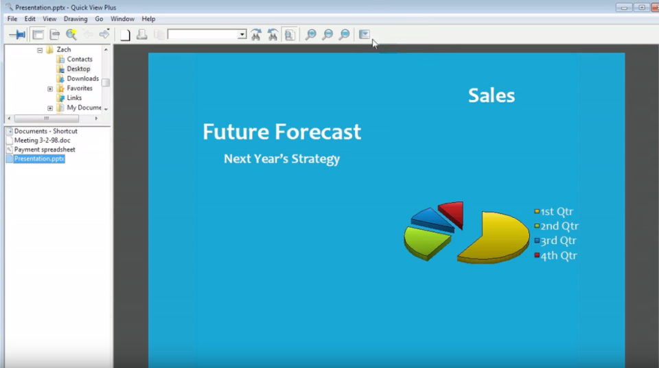 Quick View Plus характеристики