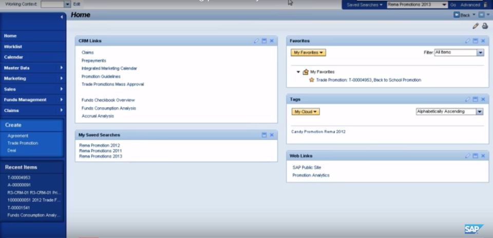SAP Trade Promotion Management