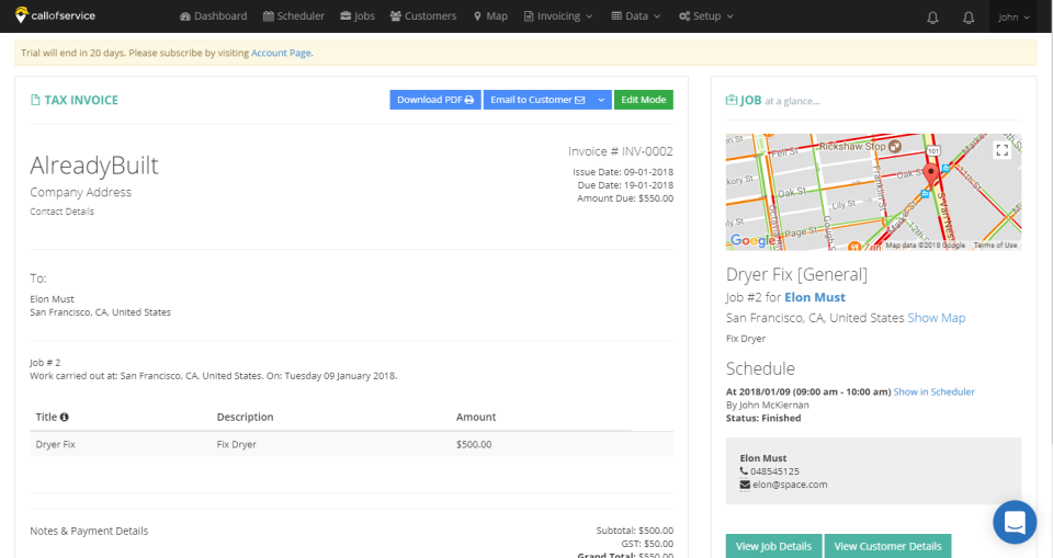Field Service Management Software ПО