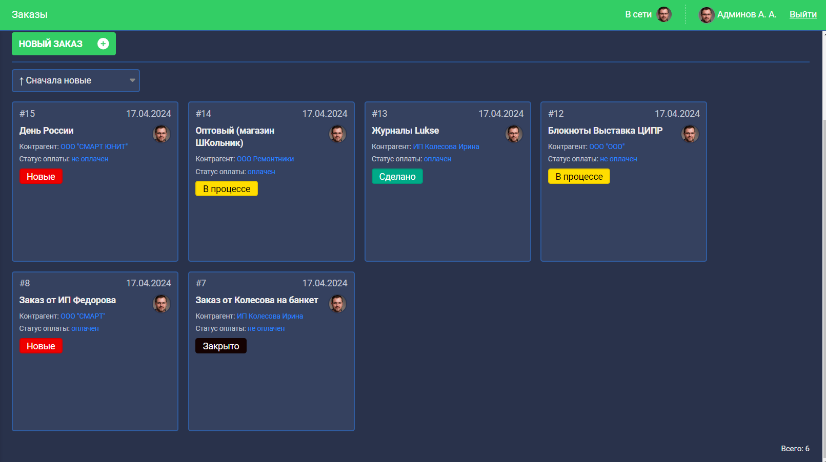 СМАРТ:ERP характеристики