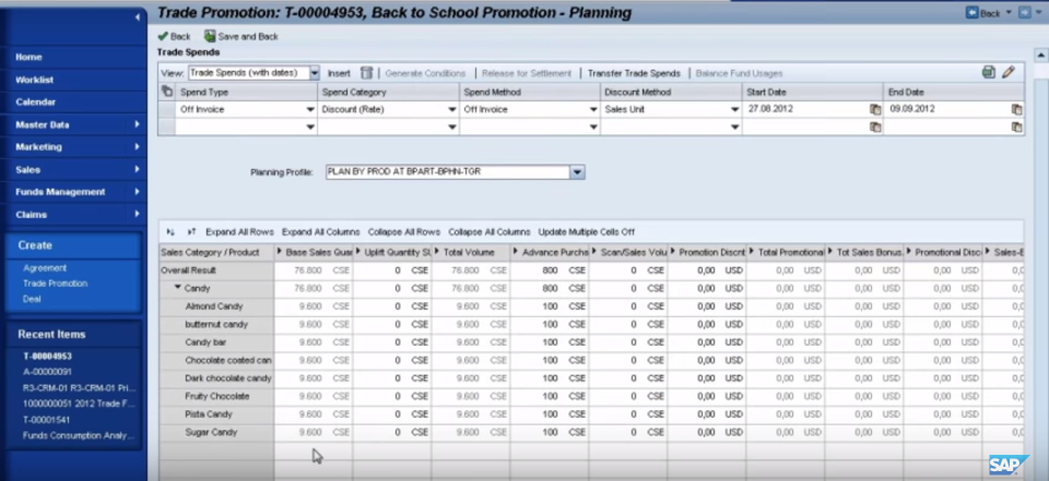 SAP Trade Promotion Management