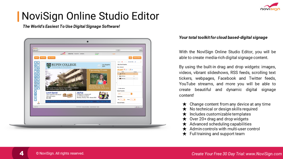 NoviSign Digital Signage