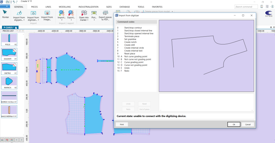Create характеристики