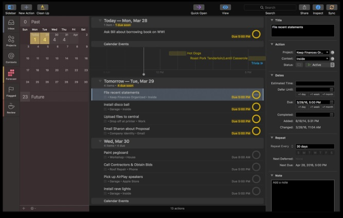 OmniFocus программа