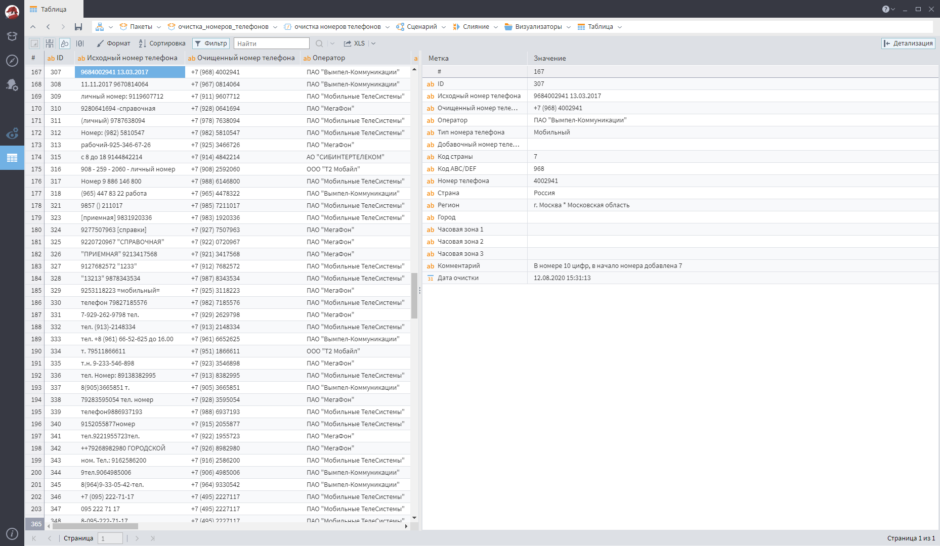 Loginom Data Quality