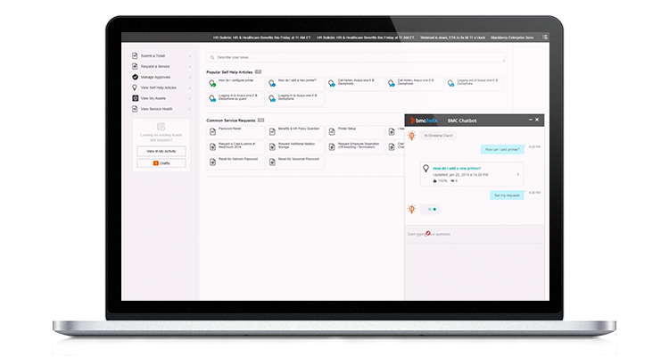 BMC Helix Remedyforce ПО