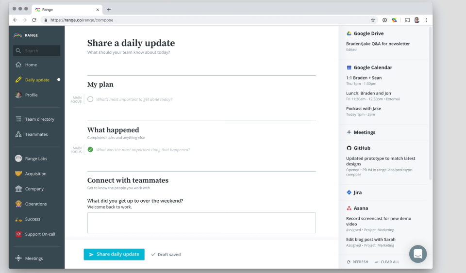 Range программа