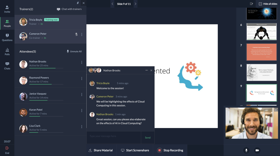Zoho ShowTime программа
