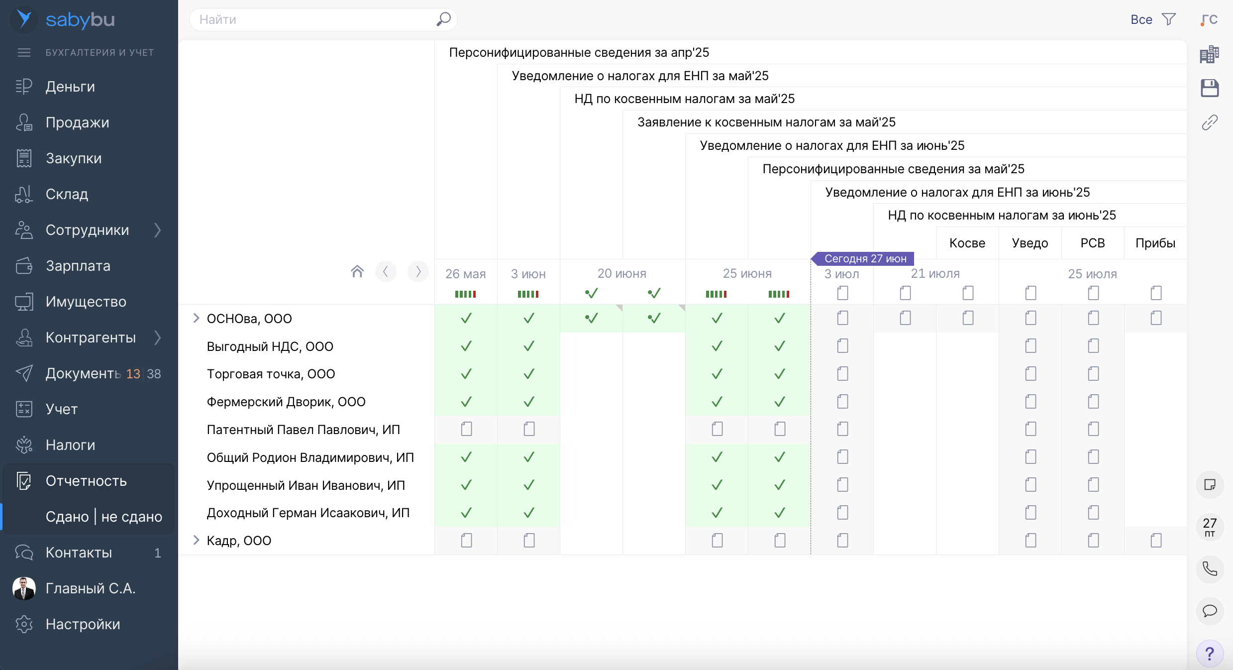 Saby Bu — Бухгалтерия и учет