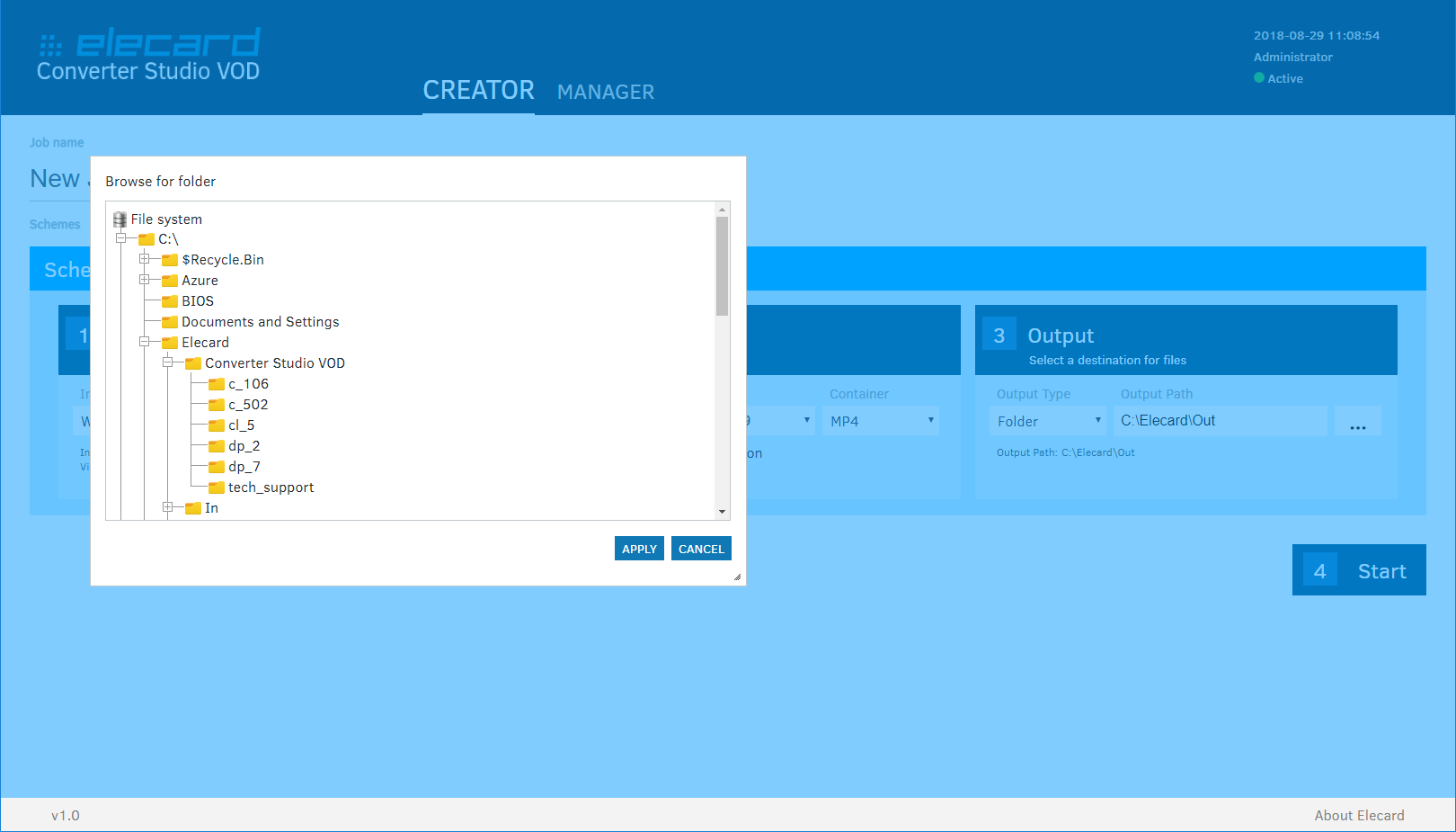 Converter Studio VOD характеристики