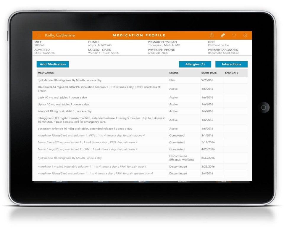 MatrixCare Home Health & Hospice