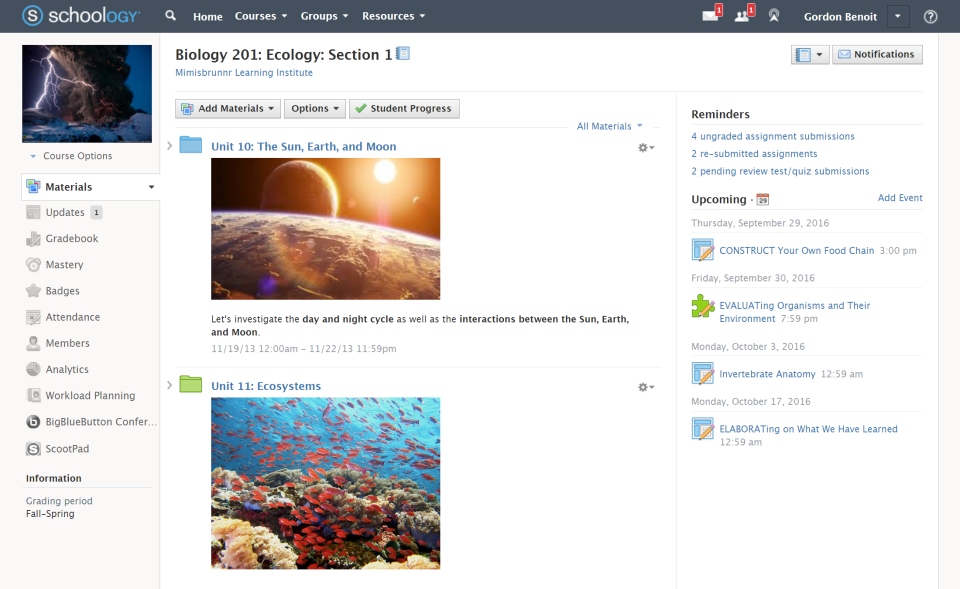 Schoology Learning