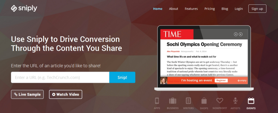 Sniply программа