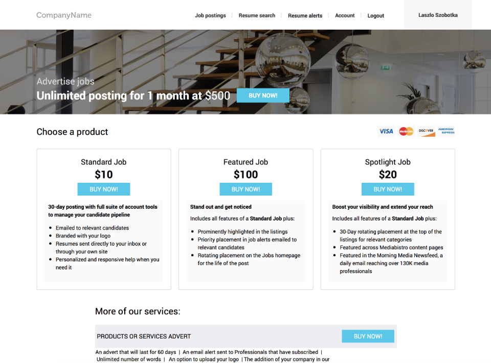 Job Mount характеристики