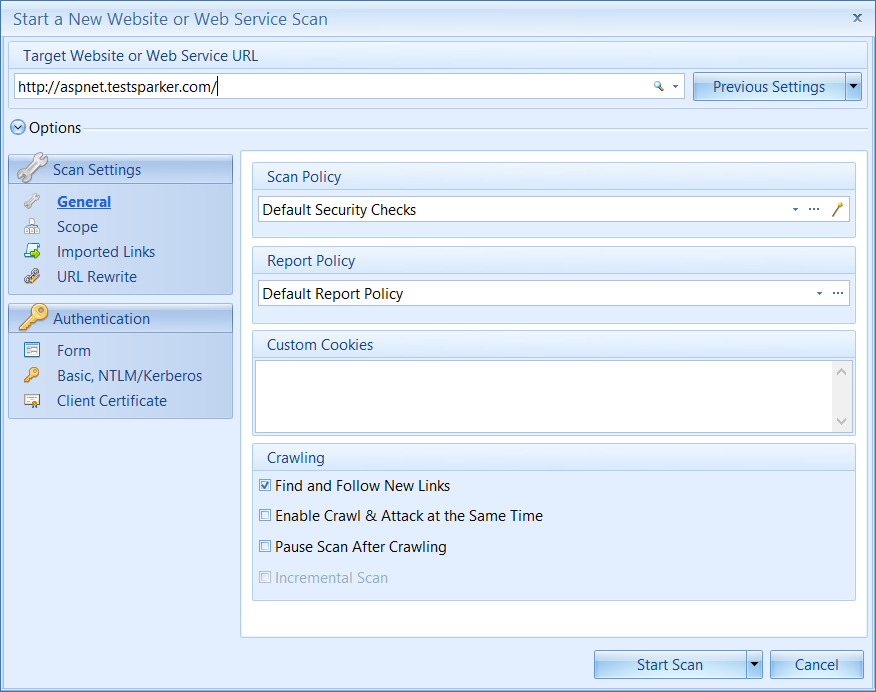 Netsparker Security Scanner