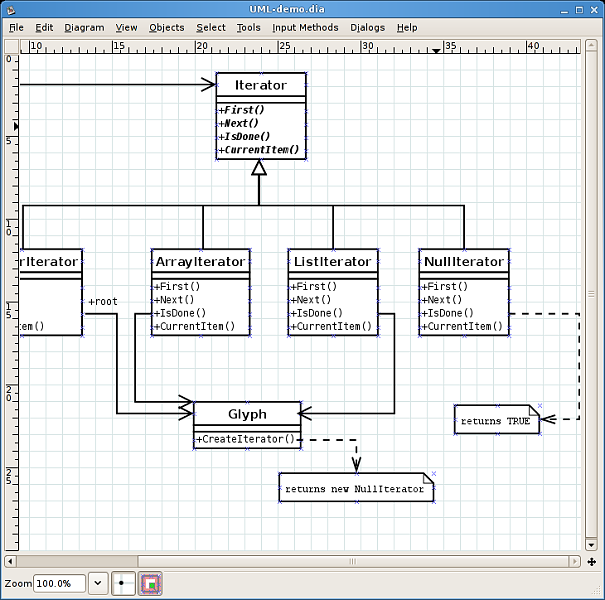 Dia Diagram Editor ПО