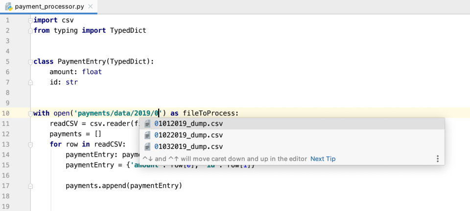 PyCharm подбор