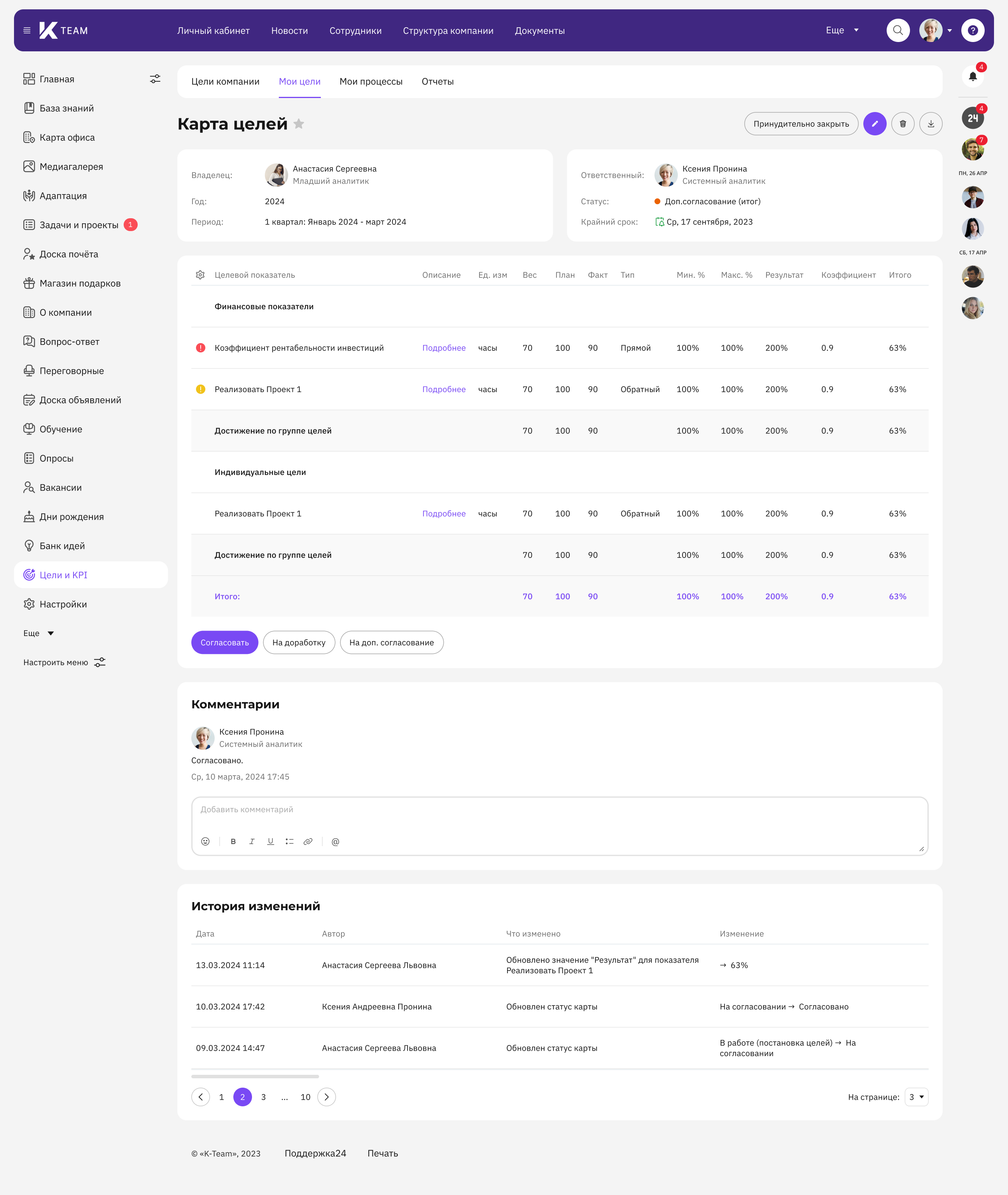 K-Team HRM характеристики