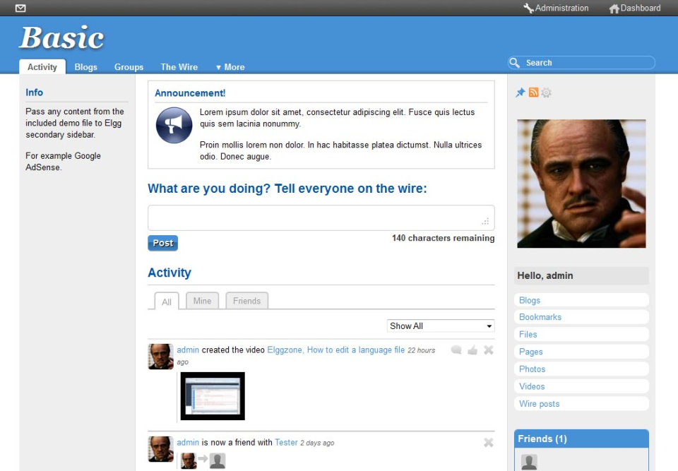 Elgg программа