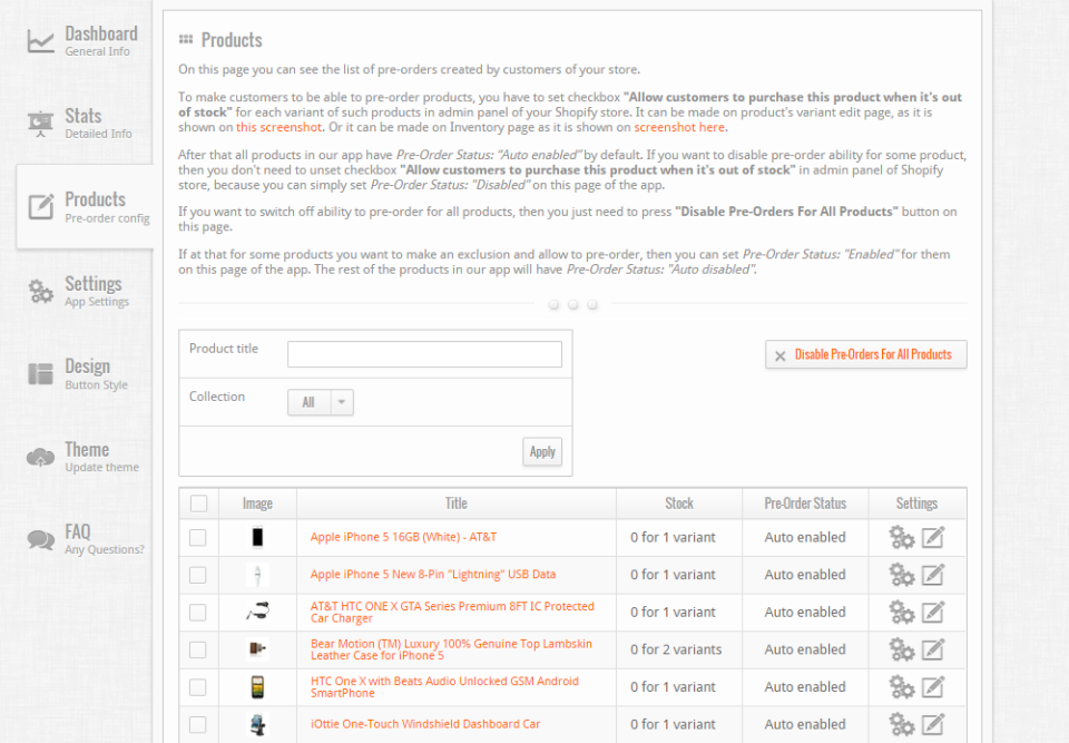Shopify Pre-Order Manager подбор