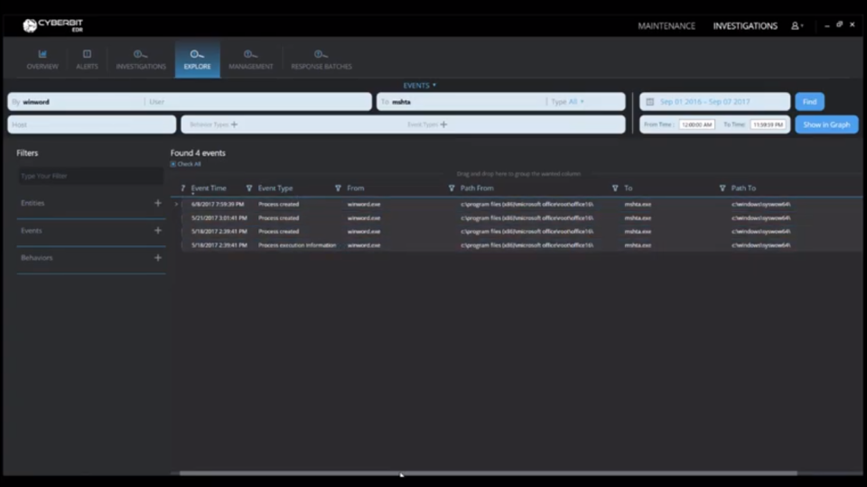 Cyberbit EDR программа