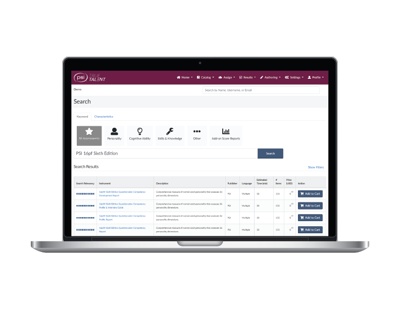 PSI True Talent программа