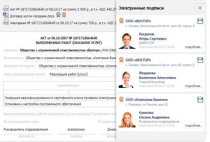 Тензор Корпоративный удостоверяющий центр характеристики