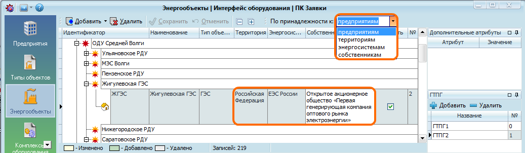АСУРЭО База оборудования и подсистема администрирования