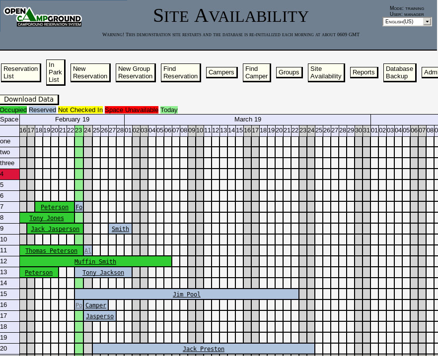 Open Campground ПО