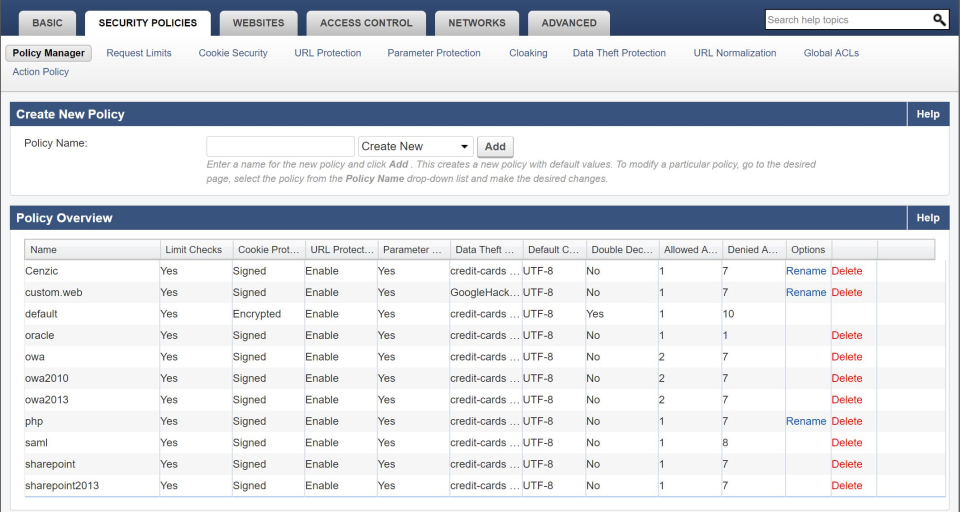 Barracuda Web Application Firewall ПО