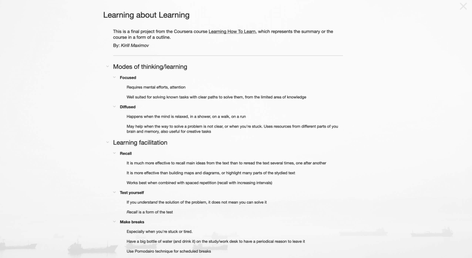 Checkvist характеристики