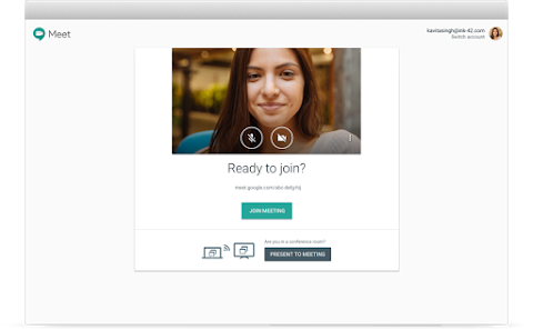 Google Hangouts Meet характеристики