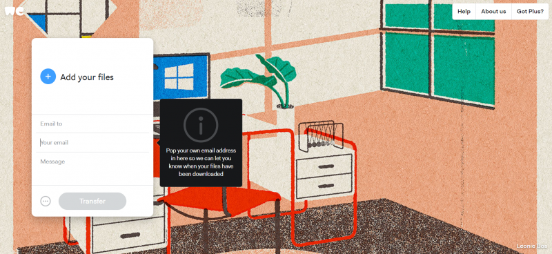 WeTransfer программа