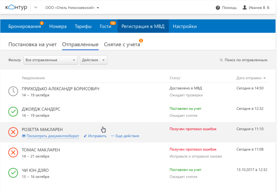 Контур.Отель