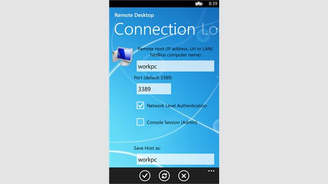 Microsoft Remote Desktop