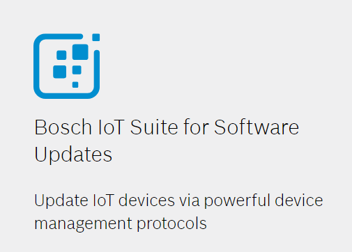 Bosch IoT Suite программа