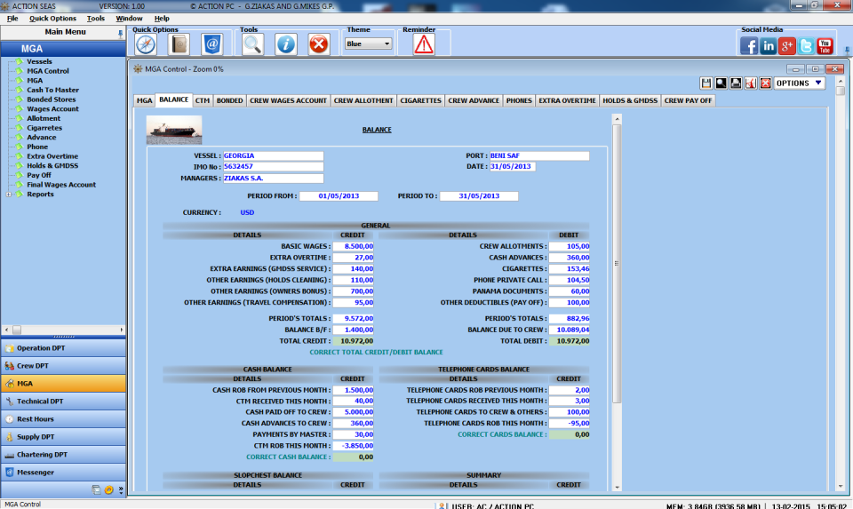 Action Seas Software