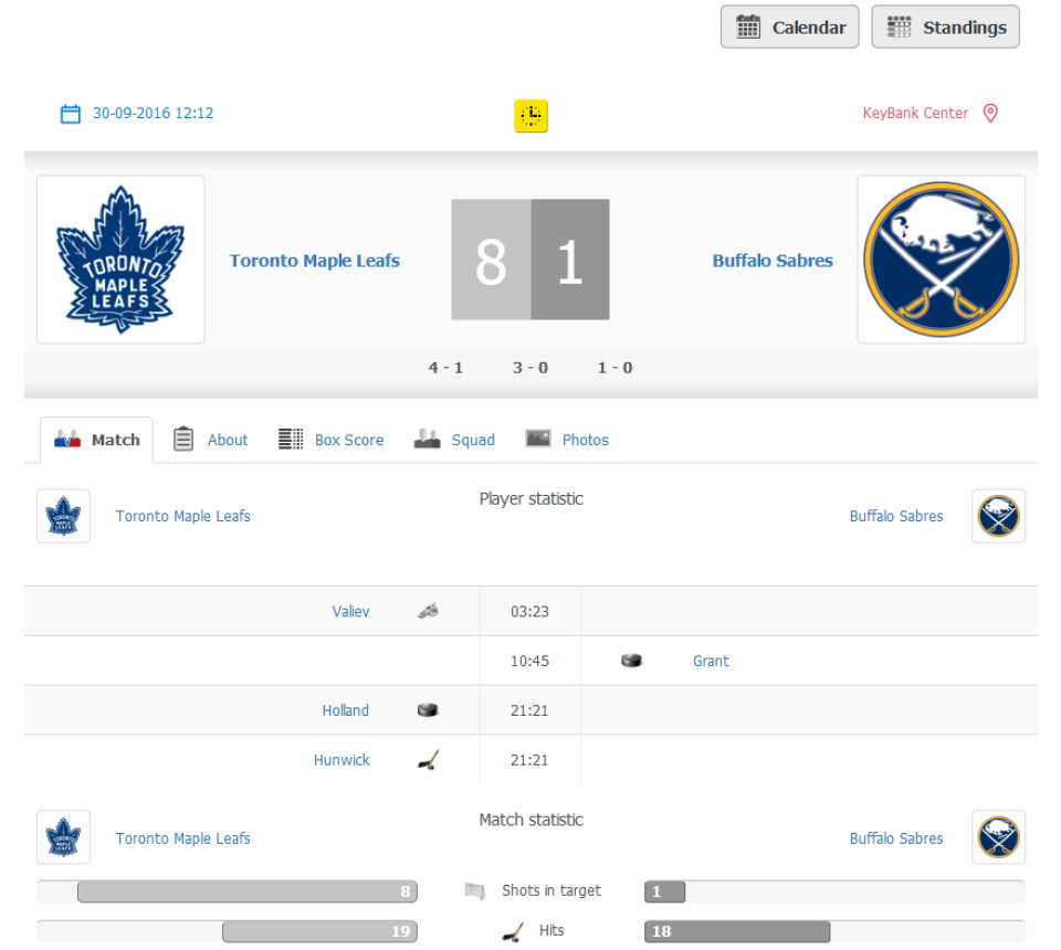 JoomSport характеристики
