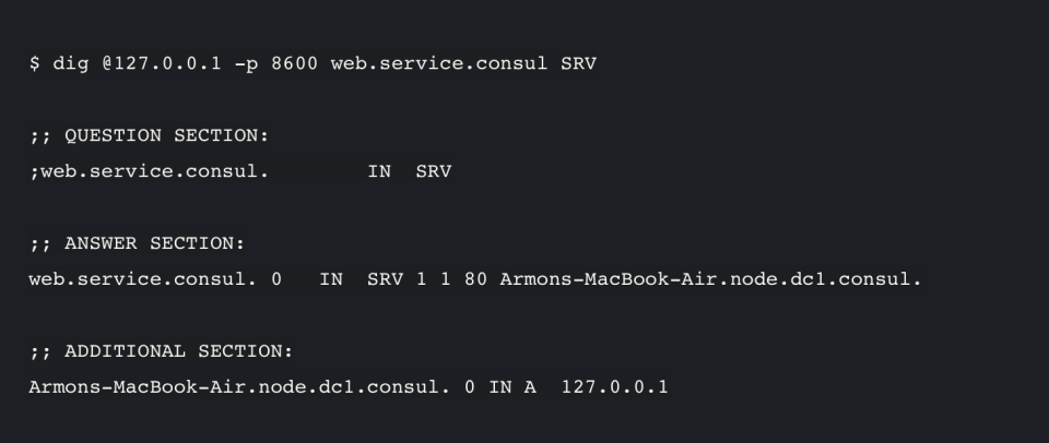 Hashicorp Consul подбор