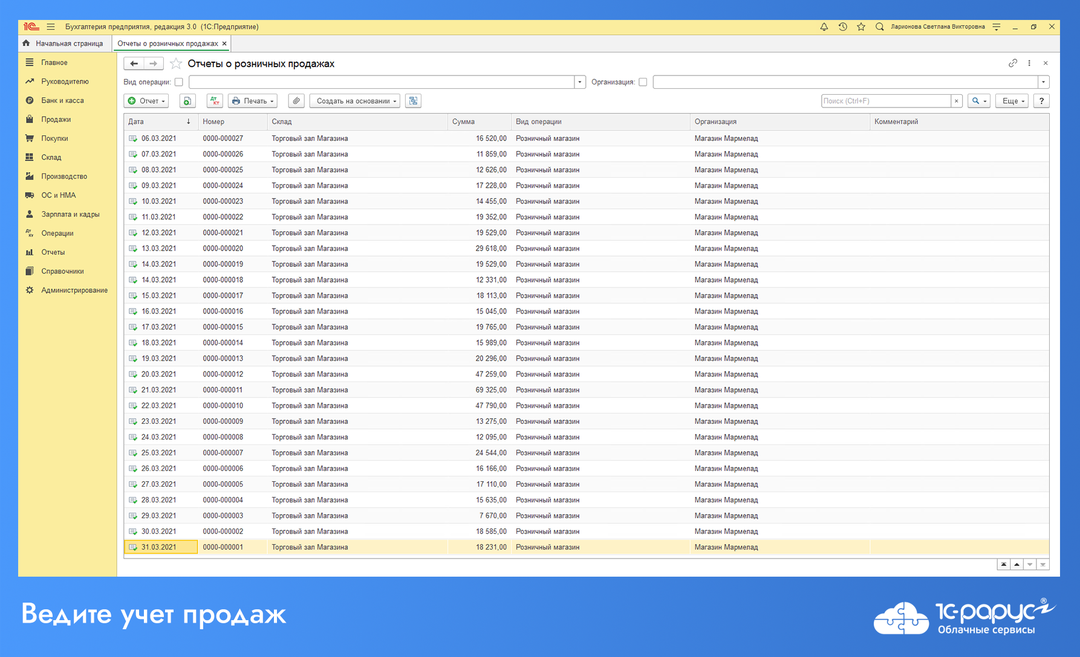 Облачная 1С:Бухгалтерия
