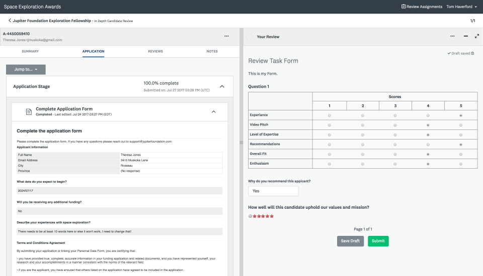 SurveyMonkey Apply ПО