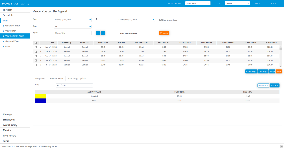 Verint Monet WFO характеристики