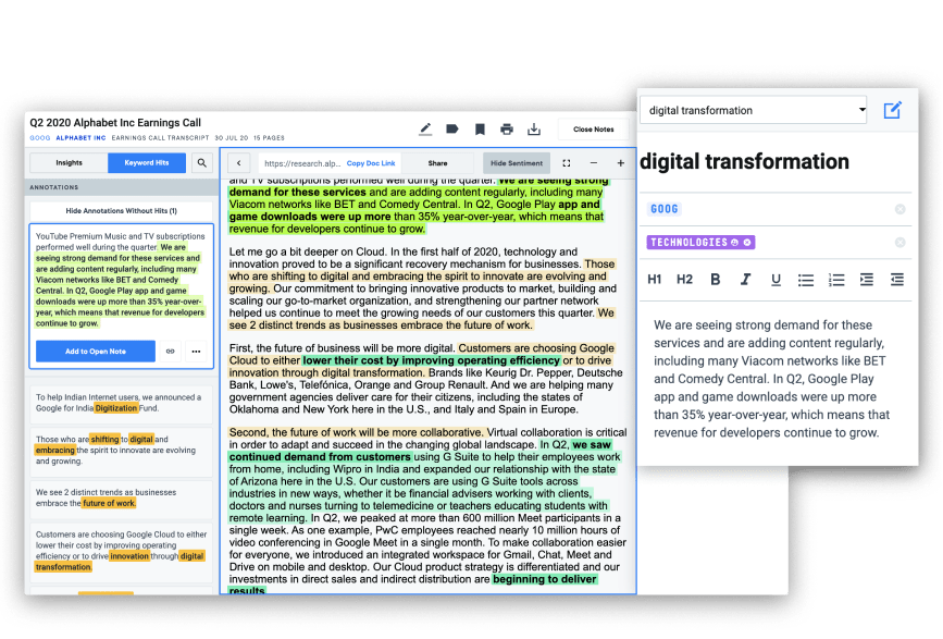 AlphaSense подбор