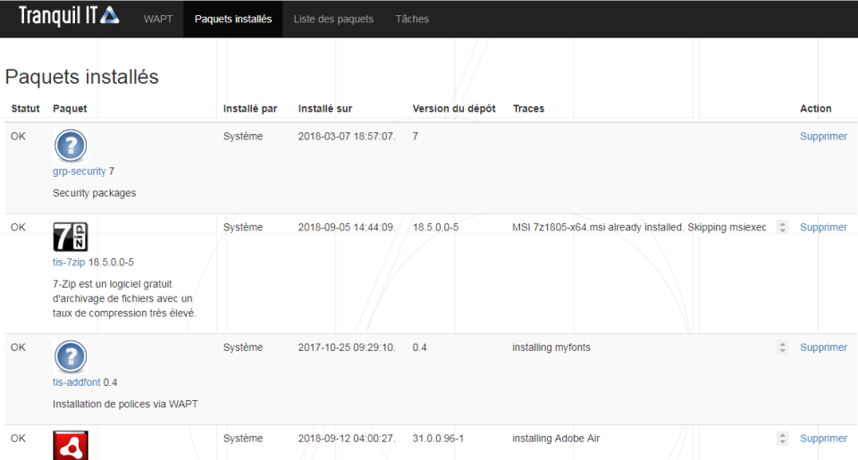 WAPT характеристики