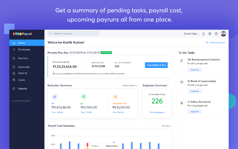 Zoho Payroll