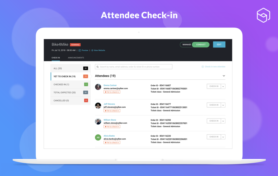 Zoho Backstage характеристики